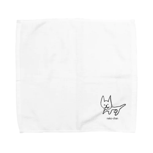 Big neko-chan Towel Handkerchief