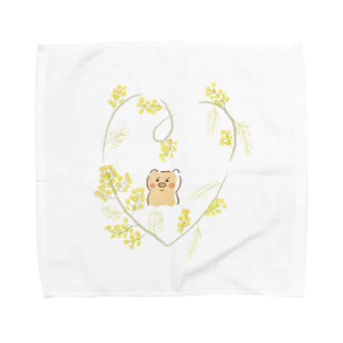 ミモザの気持ち。 Towel Handkerchief