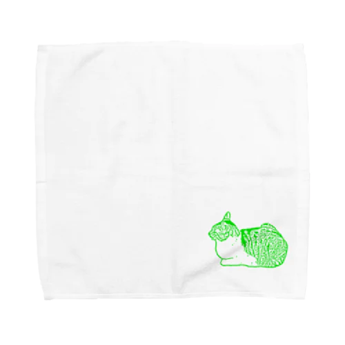 猫のさん君 Towel Handkerchief