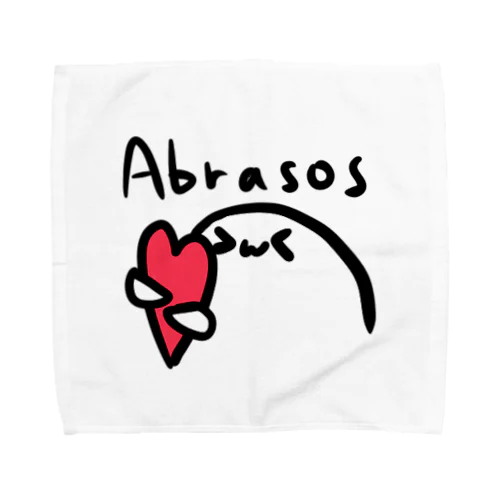 スペイン語でハグ(Abrasos)！ タオルハンカチ