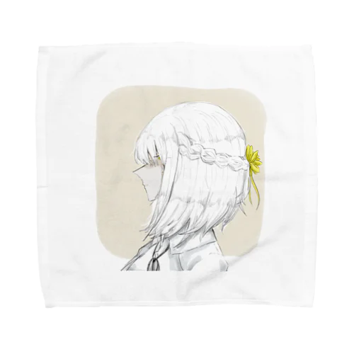 黄色いお花 Towel Handkerchief