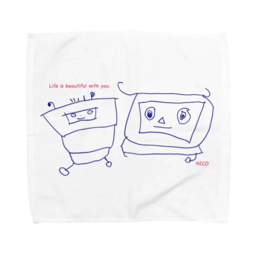 ニコロボフレンズ Towel Handkerchief