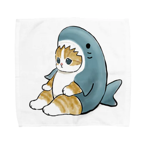 サメにゃん Towel Handkerchief