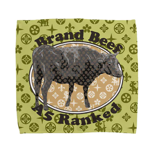 Ａ５ランクのブランド牛 タオルハンカチ
