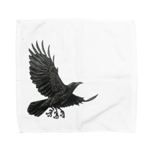 ヤタガラス Towel Handkerchief