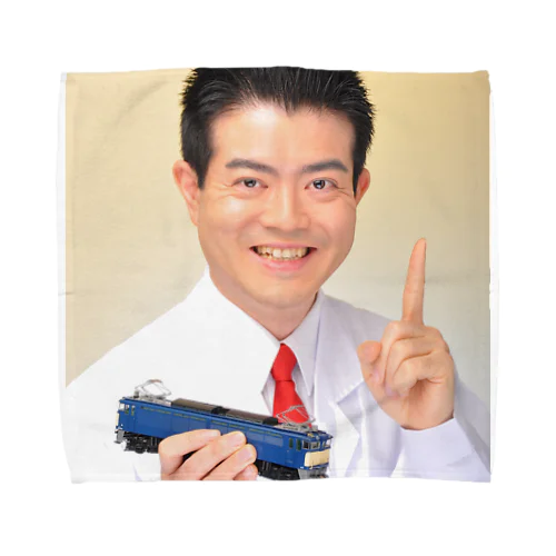 鉄道博士 / Dr.Railway Towel Handkerchief