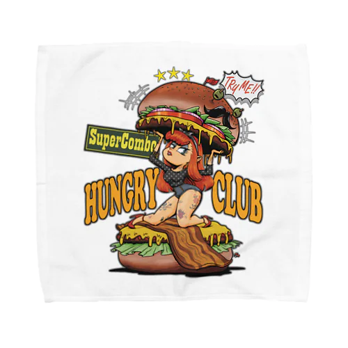 "HUNGRY CLUB" Towel Handkerchief