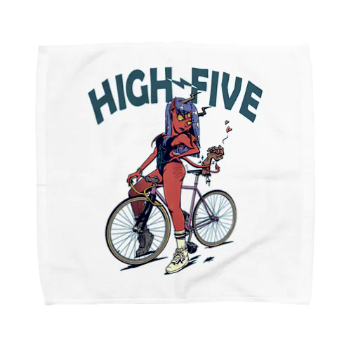 "HIGH FIVE" タオルハンカチ