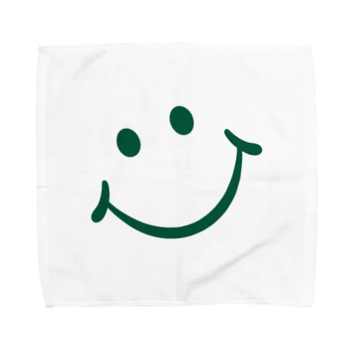 SMILE_GREEN Towel Handkerchief