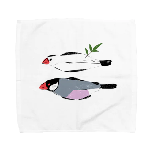 ひもの文鳥 Towel Handkerchief