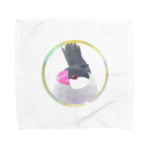 ふんわり文鳥おもちver Towel Handkerchief