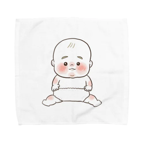 薄毛赤ちゃん(おむつ) Towel Handkerchief