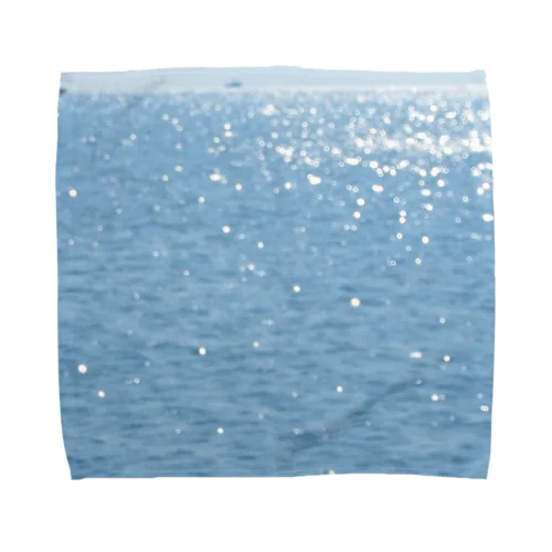 photo_lake michigan Towel Handkerchief