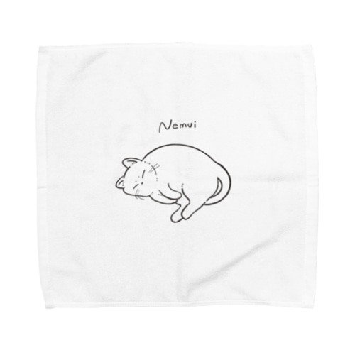 ねむねむにゃんこ大佐 Towel Handkerchief