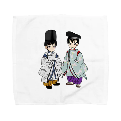 「はじめての百人一首」まろコンビ Towel Handkerchief