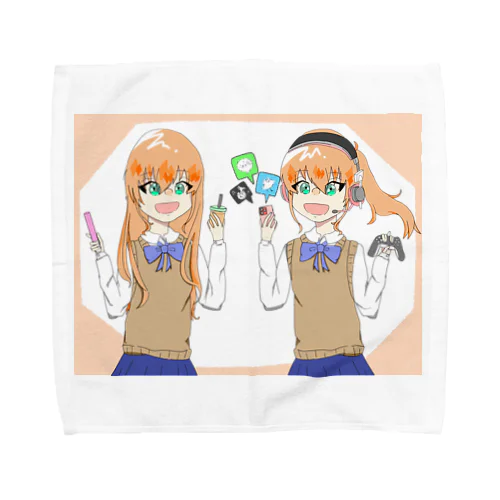 環境で人は変わる Towel Handkerchief