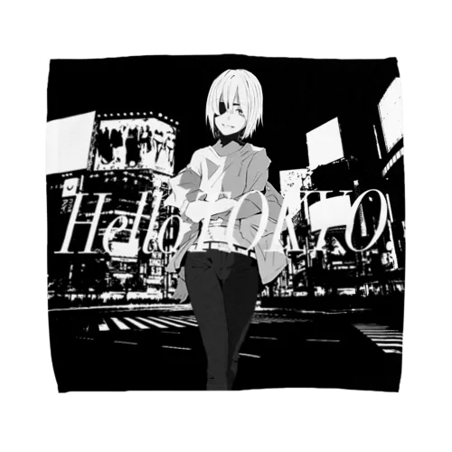 Hello TOKYO タオルハンカチ