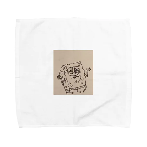 ダンディなスポンジボブ Towel Handkerchief