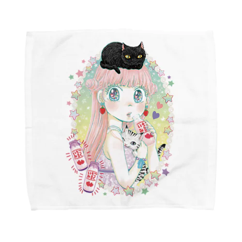 いちごみるくと女の子 Towel Handkerchief