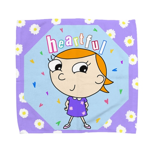 Charlie ハートフル Towel Handkerchief