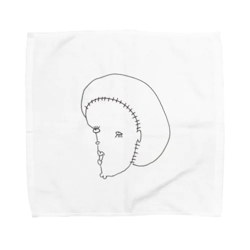 シンプルすぎて白い Towel Handkerchief