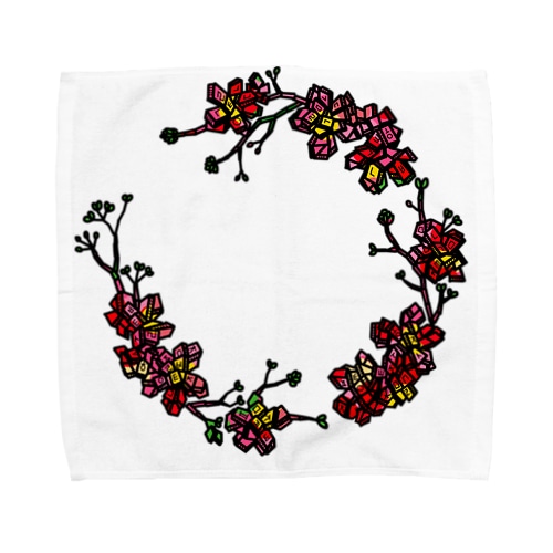 こんにちは、春さん Towel Handkerchief