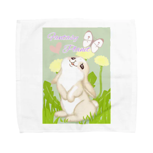 子ウサギの春 Towel Handkerchief