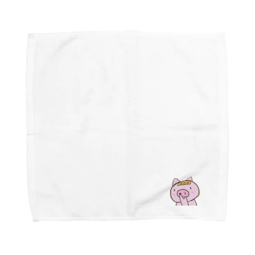 飼いぶたの、ぶーー Towel Handkerchief