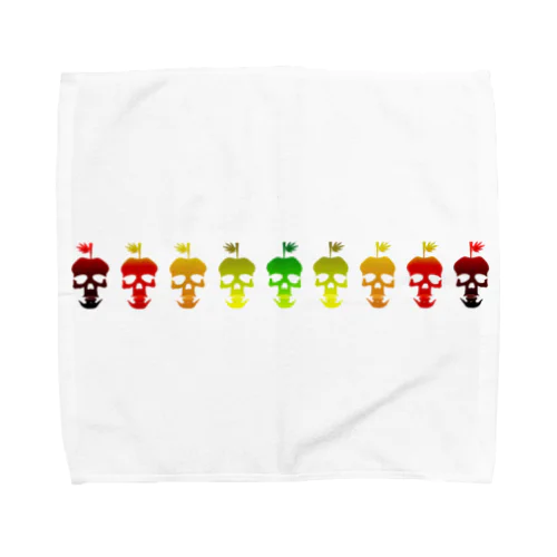 HEMP🍎SKULL（横） Towel Handkerchief