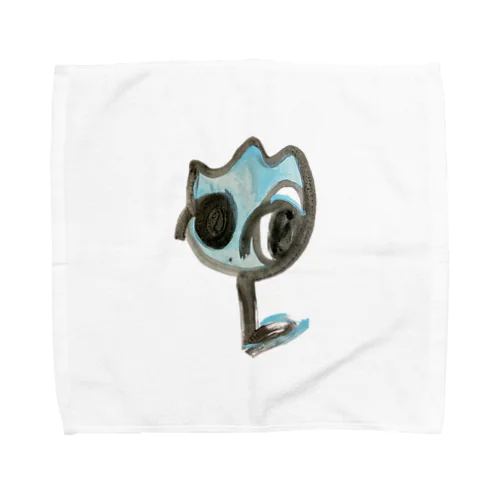 みずいろおめめのチューリップ Towel Handkerchief