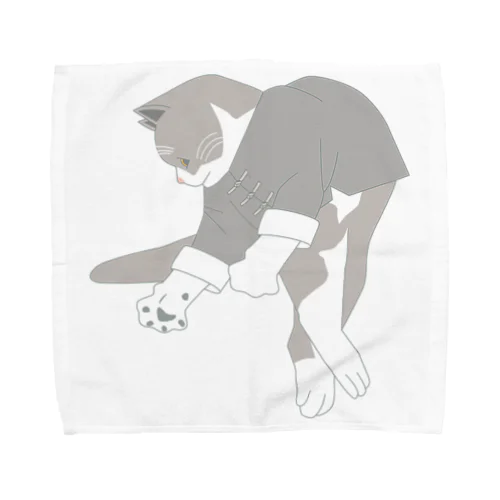 猫功夫(猫カンフー) Towel Handkerchief