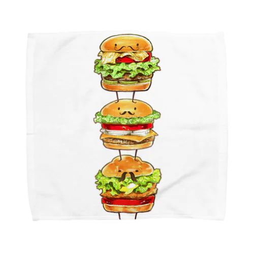 バーガー紳士タワー Towel Handkerchief