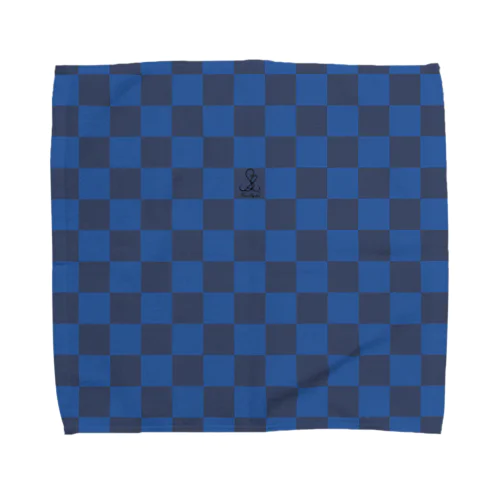 【FreeStylers】style check(Blue) Towel Handkerchief