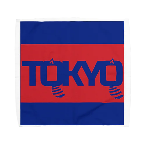 青赤 TOKYO Towel Handkerchief