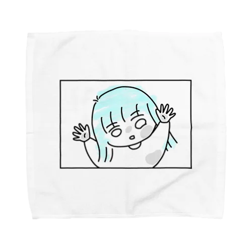 くっつく娘 Towel Handkerchief