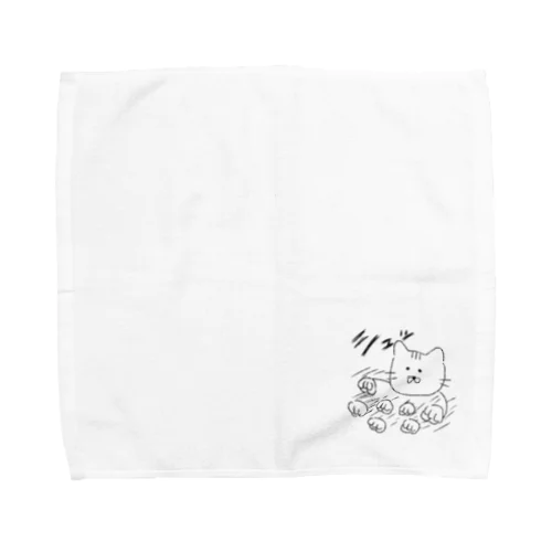 高速パンチねこ。 Towel Handkerchief