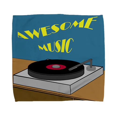 AWESOME MUSIC Towel Handkerchief