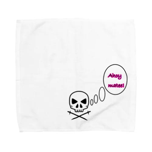 挨拶ドクロ Towel Handkerchief