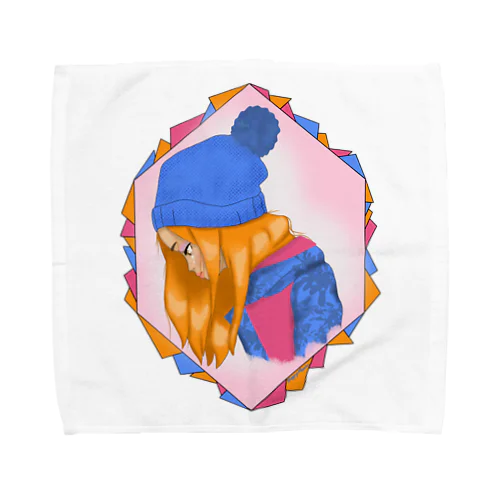 Beautiful crying  Towel Handkerchief