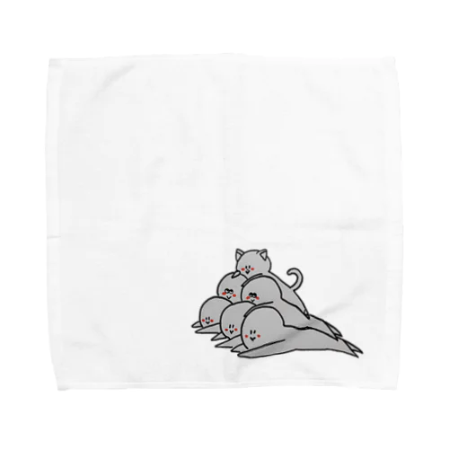 マル君(重々) Towel Handkerchief