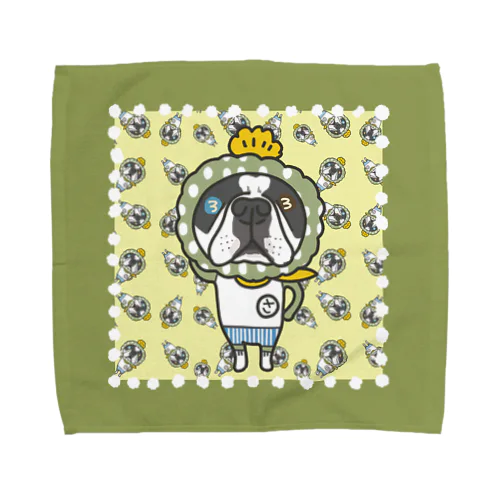 ブル号機７５号 Towel Handkerchief