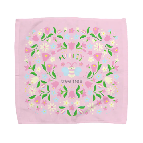 Honey Bee L -PK- Towel Handkerchief