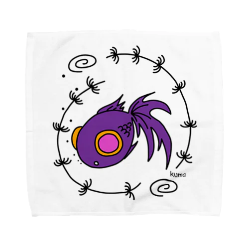 紫魚 Towel Handkerchief