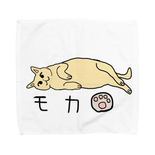 モカちゃん(猫) Towel Handkerchief