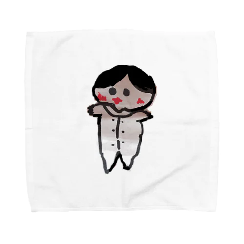 かわいい弟　ロンパース姿 Towel Handkerchief