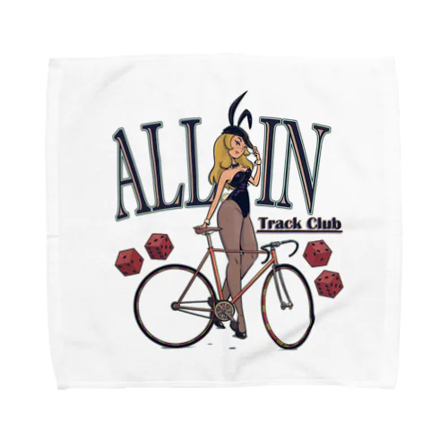 "ALL IN -Track Club-" Towel Handkerchief