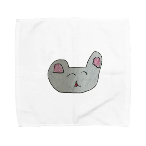 ねこちゃん…ぽくないからしろくまにしよう Towel Handkerchief