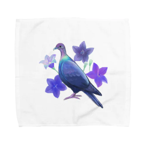 アカガシラカラスバト Towel Handkerchief