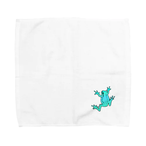 ハウカエル（ブルーグリーン） Towel Handkerchief