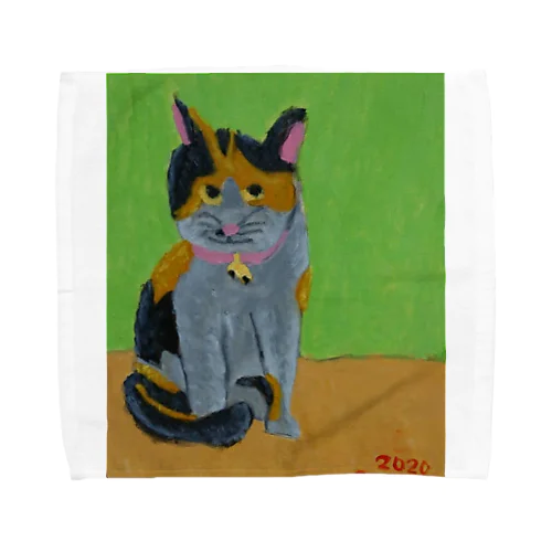 三毛猫タマちゃん Towel Handkerchief